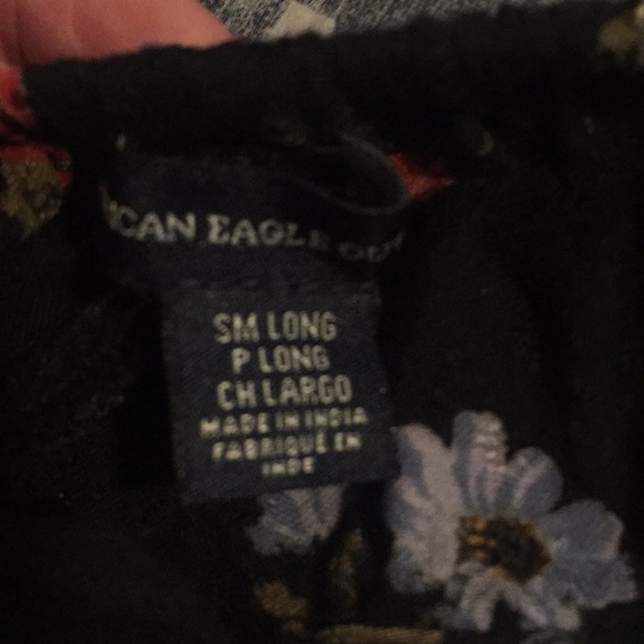 American eagle floral ruffle sleeve romper - Picture 8 of 13